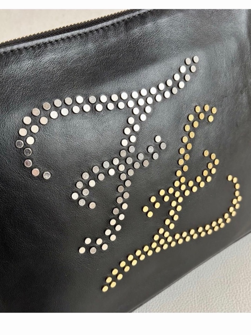 Fendi Leather Logo Pouch / Clutch - Picture 5 of 15